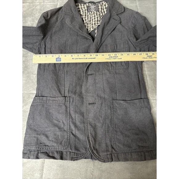 MISSES LOGG LABEL OF GRADED GOODS BY H&M GREY COTTON BLAZER‎ SIZE S WOMEN'S - Picture 9 of 11